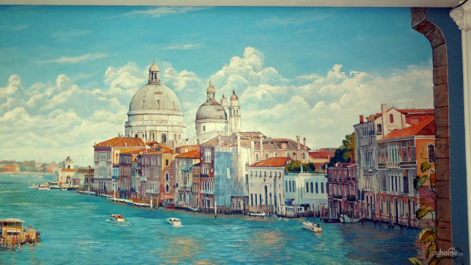 Венеция улочки фрески