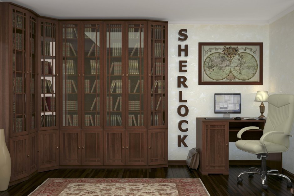 Sherlock 303 шкаф-купе (дуб сонома)