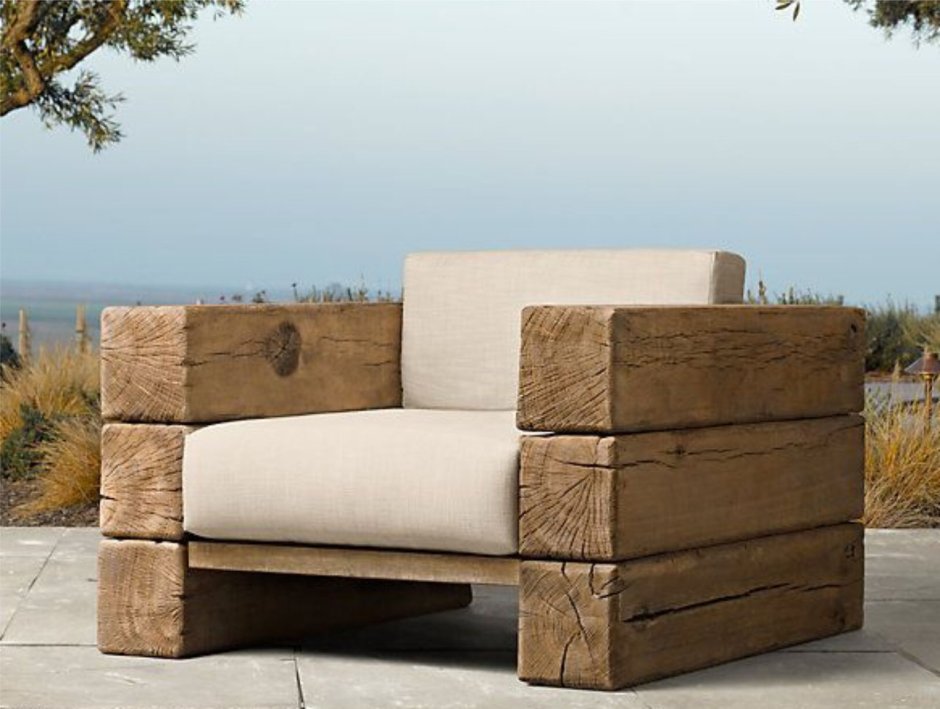 Модульная скамья Wood Bench 9306