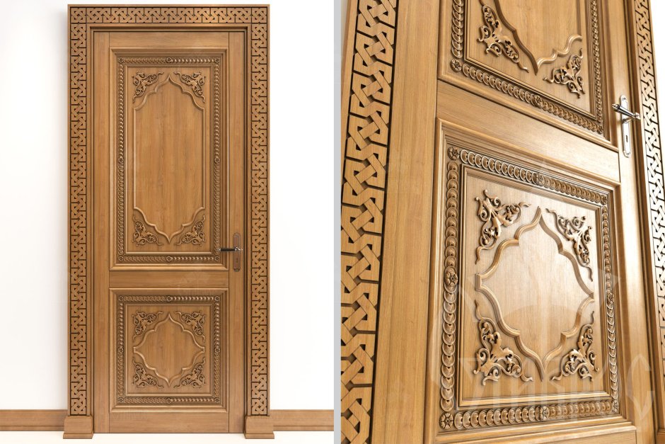 Резные двери Ставрос