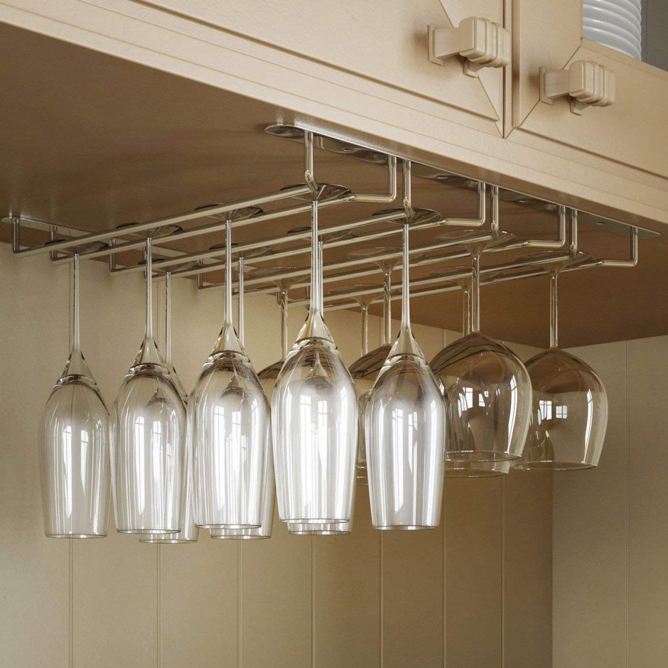 Stainless Steel Wine Glass Rack