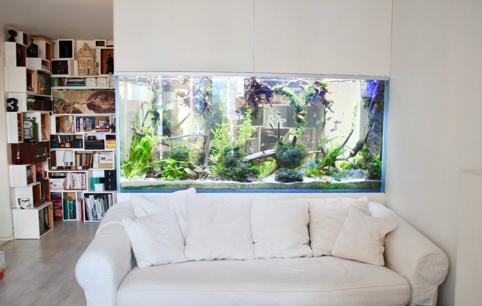 Аквариум в скандинавском стиле