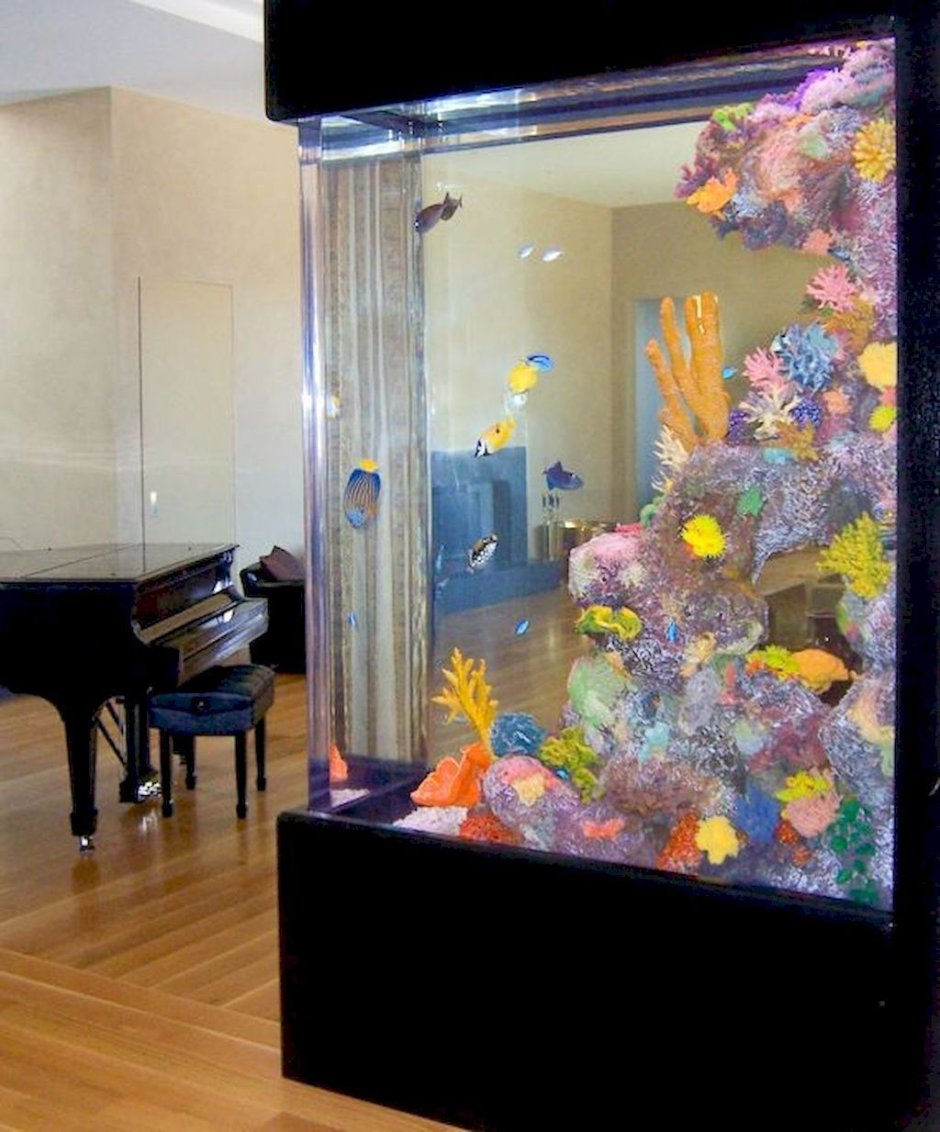 Аквариум перегородка