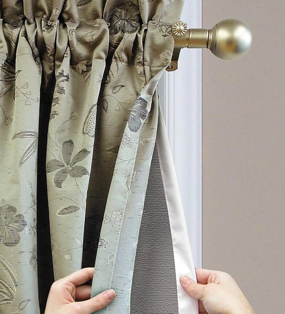 Шторы на подкладке