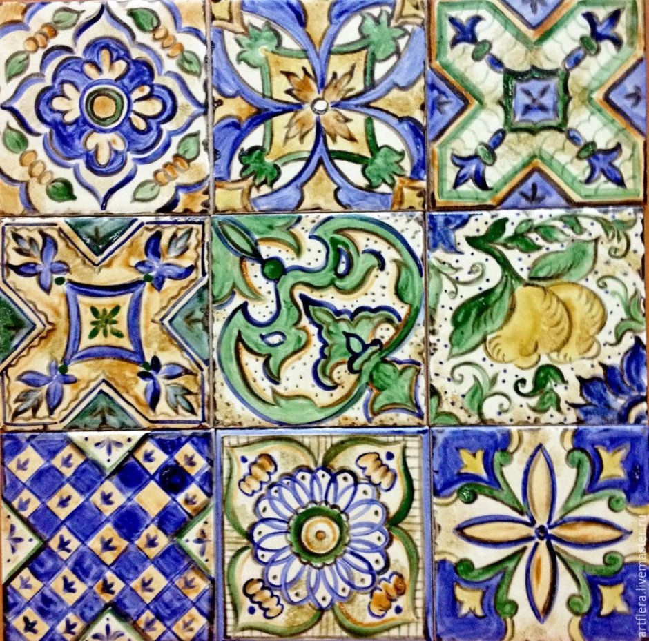 Португальская керамика азулежу посуда