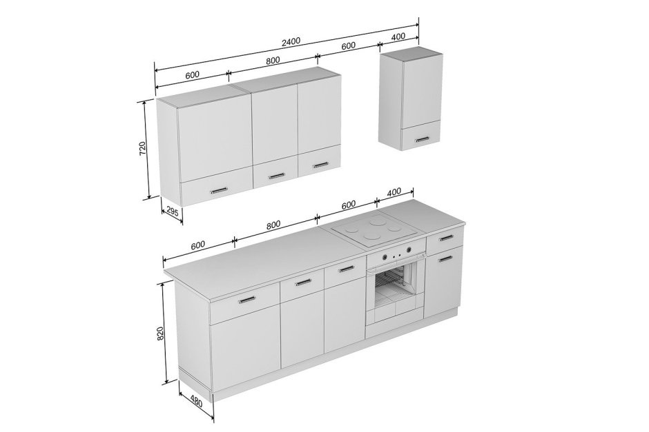 Высота кухонной столешницы стандарт для кухни от пола мебели
