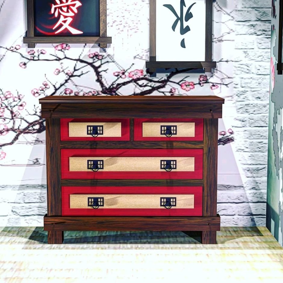 Японский шкаф ошиере