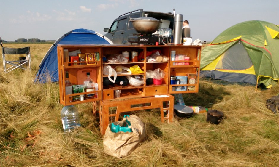 Woodland кухня походная Harsan Camping Kitchen Max 177*50см,