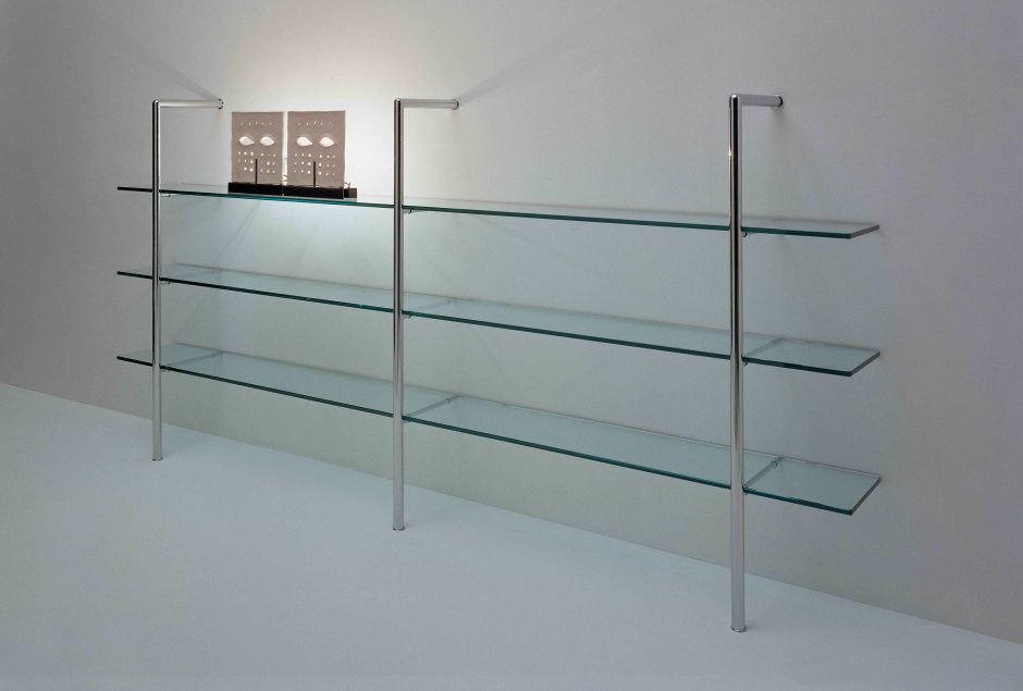 Полки стеклянные навесные