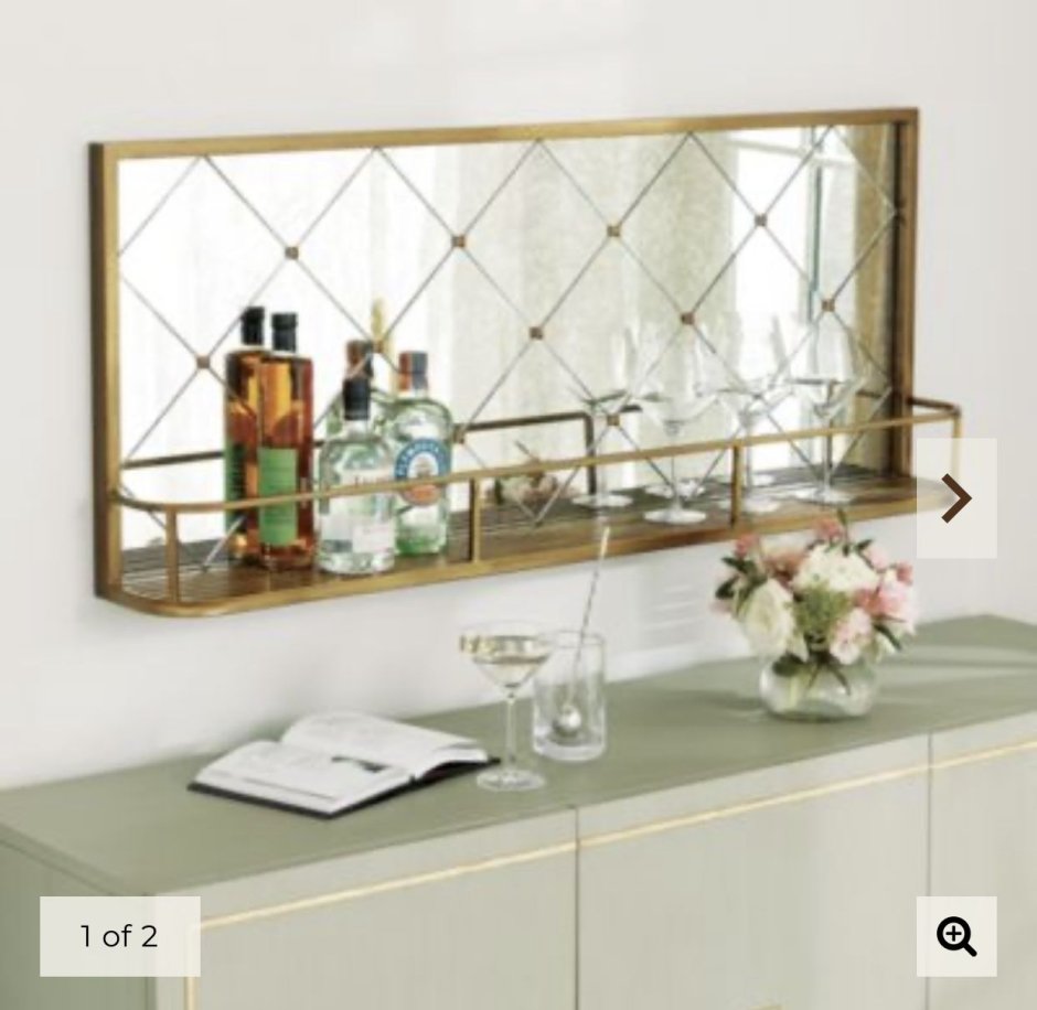 Полка для душевой кабины стеклянная