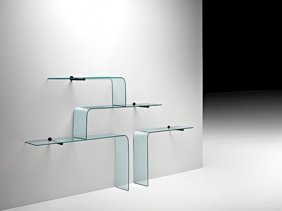 Стеллаж из Толстого акрила дизайн