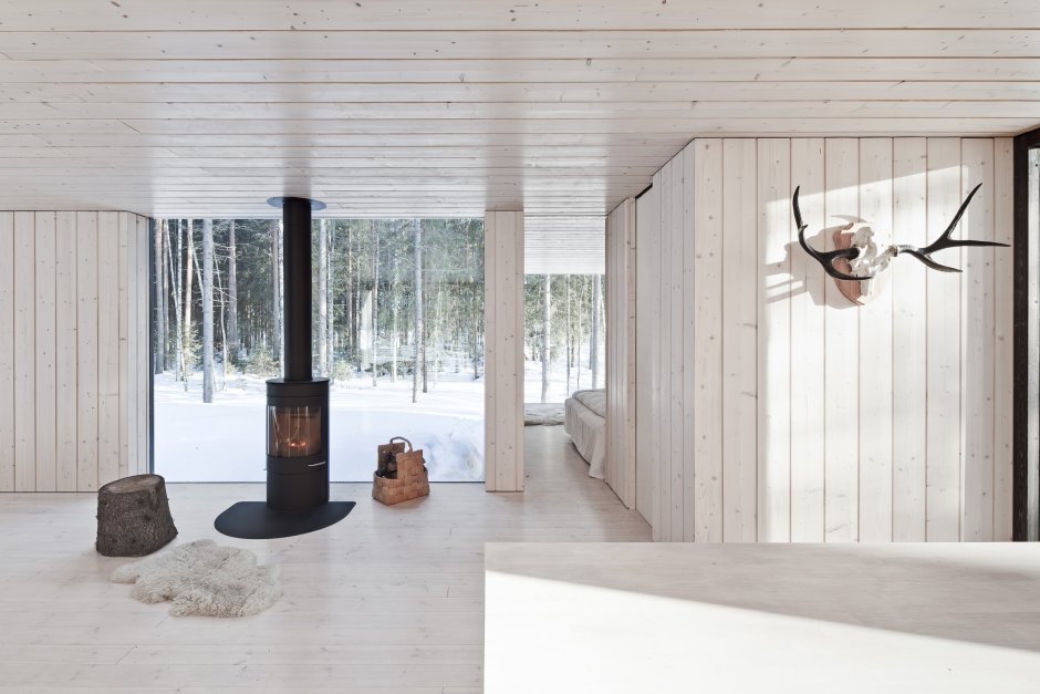 Минималистичный домик, Avanto Architects (Виррат, Финляндия)