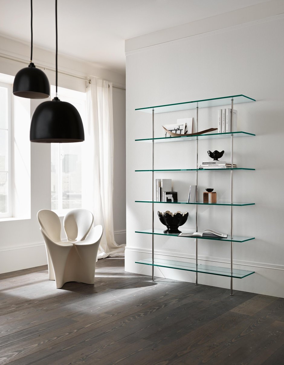 Стеклянная полка для бара