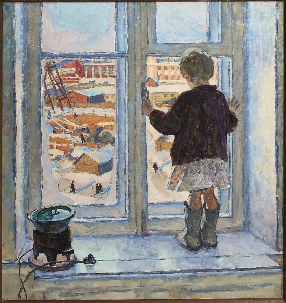 Советская живопись окно