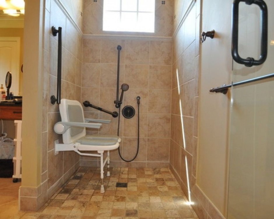 Ванная комната для инвалидов колясочников