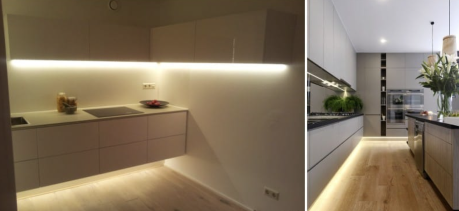 Плинтус напольный Evrowood PN 101 led