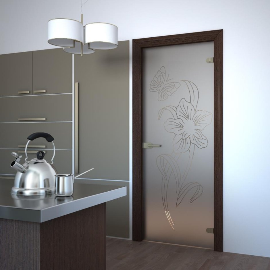 Стеклянные двери межкомнатные