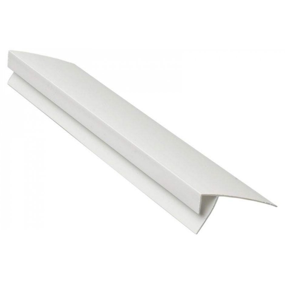 Профиль (f) конечный Bauset tpl 10х60х6000 белый