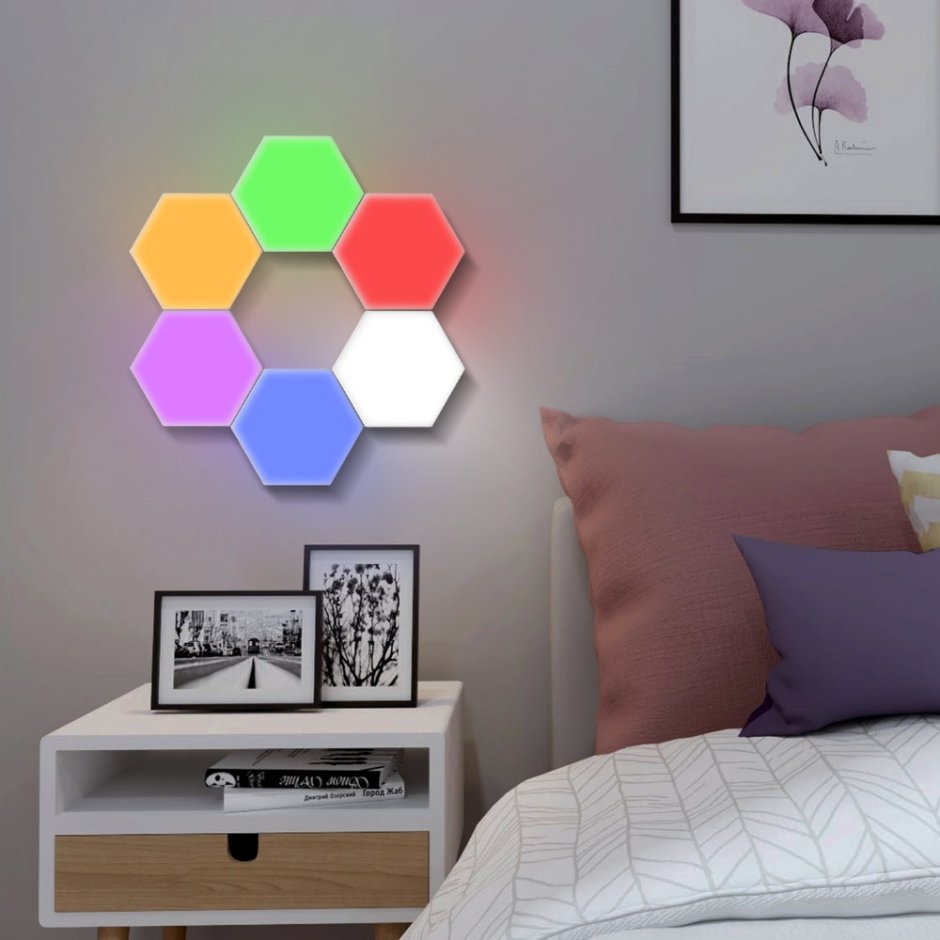 Модульный настенный светильник Hexagon