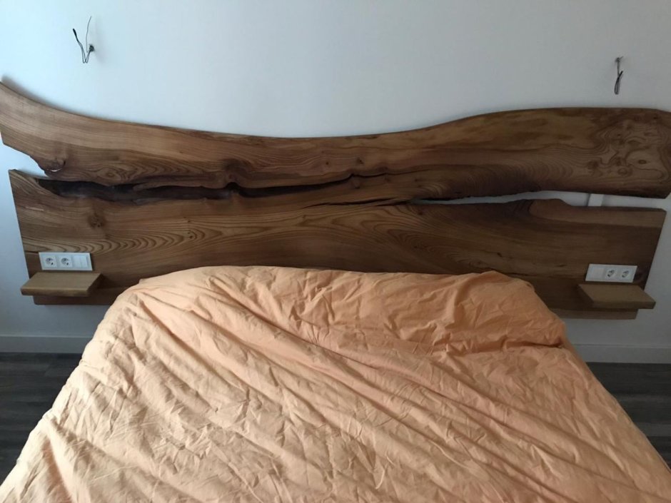 Кровать из слэба карагача