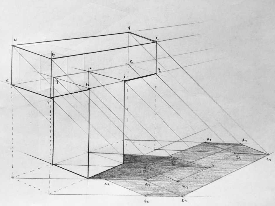 Перспектива Начертательная геометрия метод архитектора
