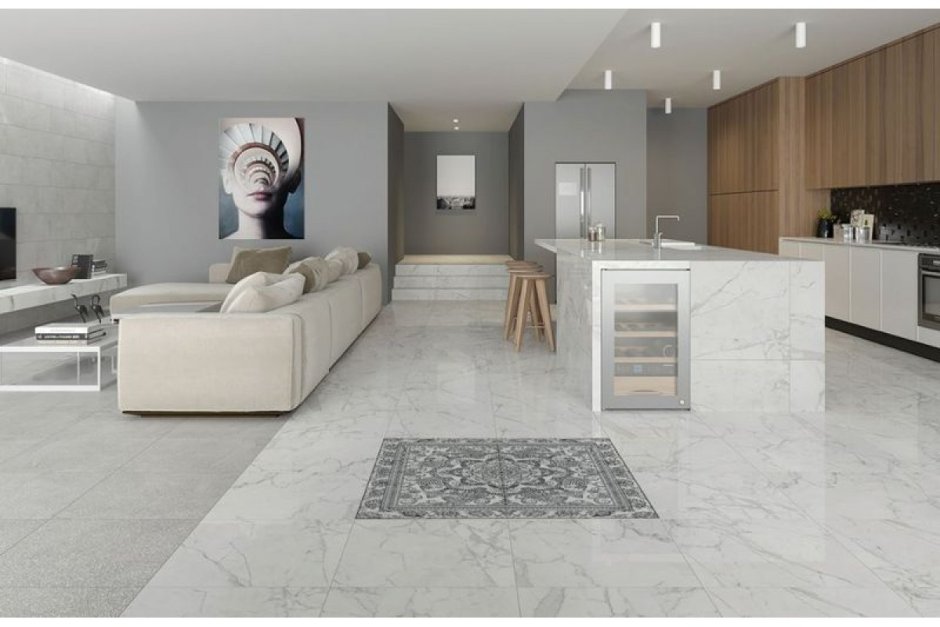 Marble trend k-1000/LR/60x60x10/s1 Carrara