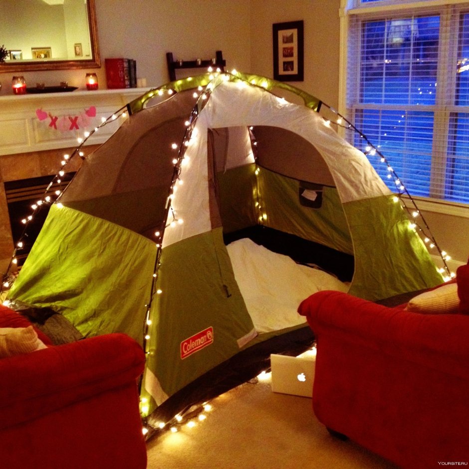 Палатка с комнатами