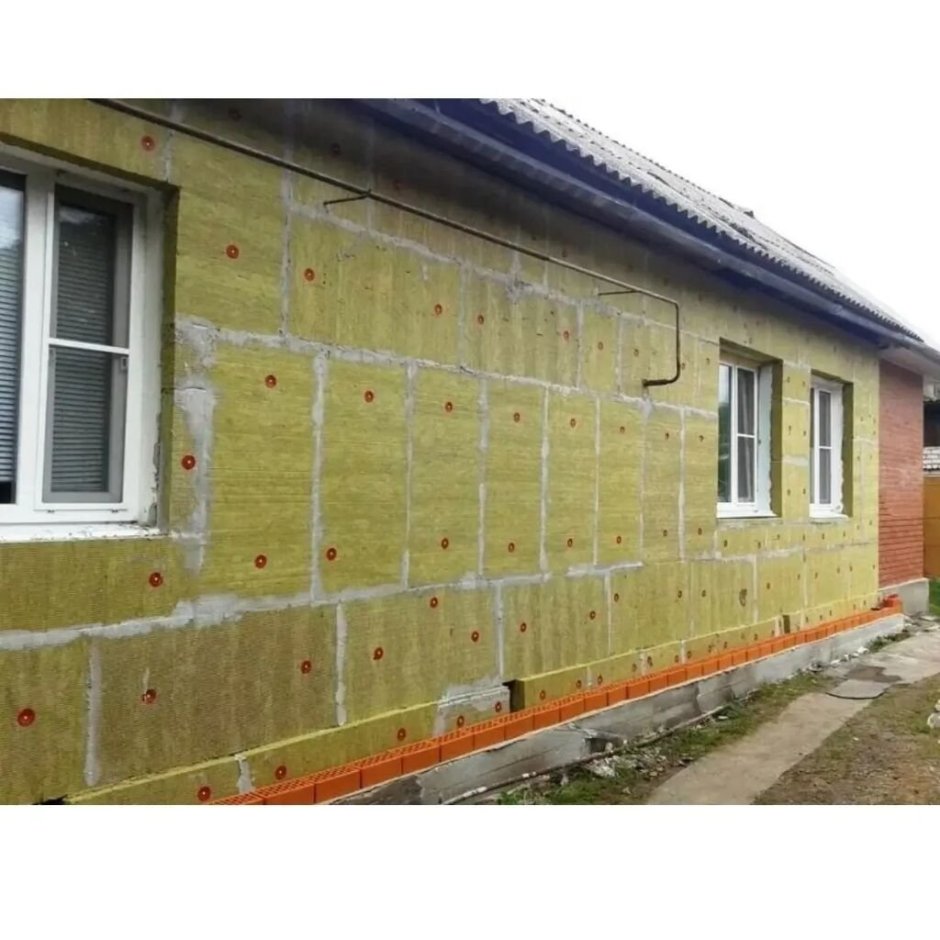 Утепление фасада дома