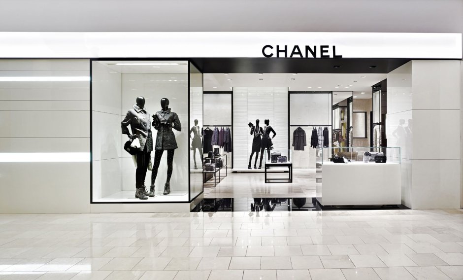 Chanel витрины бутиков