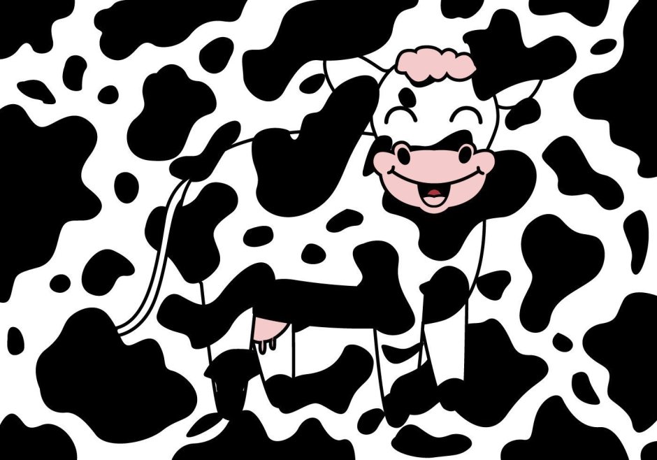 Обои корова