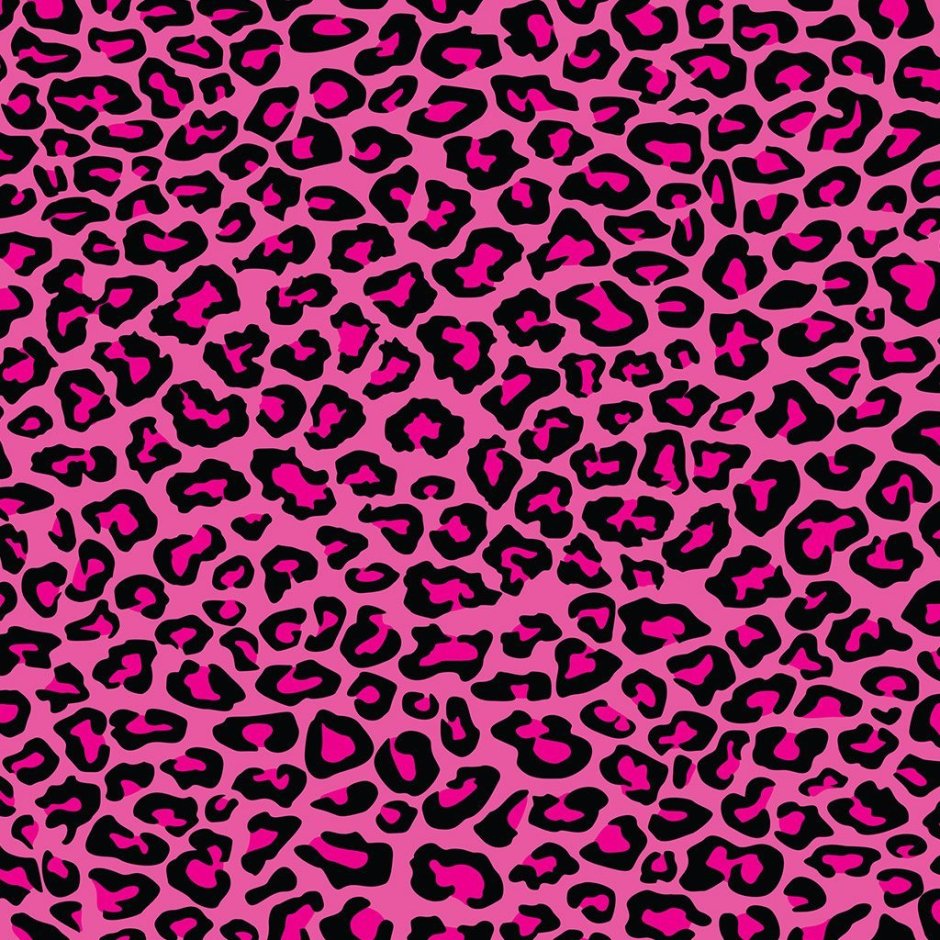 Розовый леопард паттерн