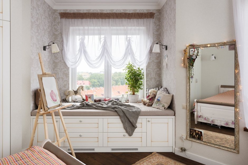 Короткие шторы в детскую
