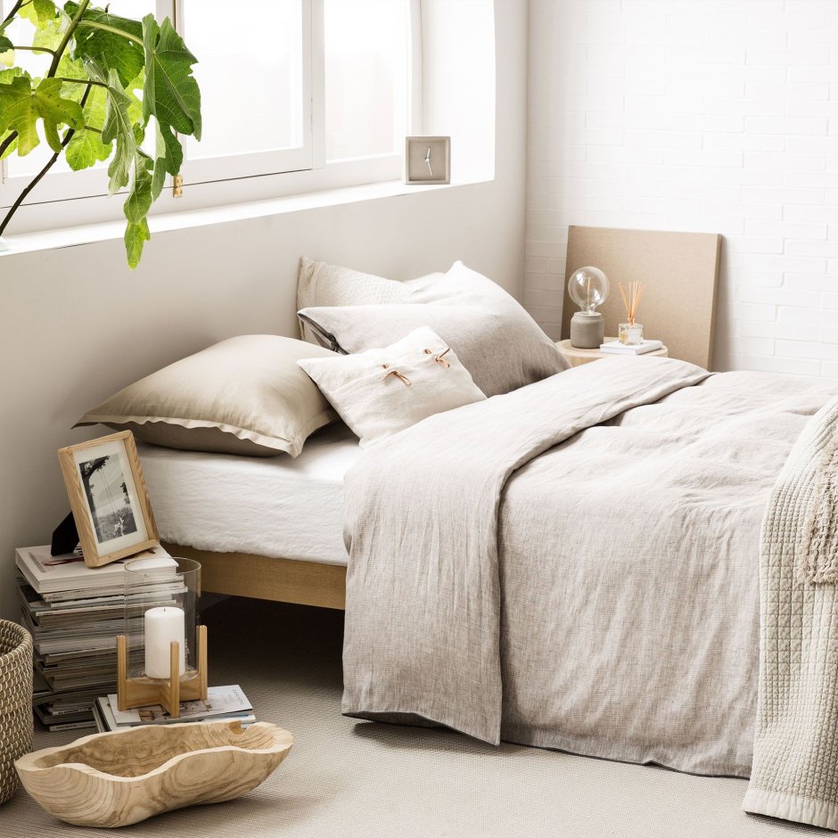 Покрывало Zara Home льняное