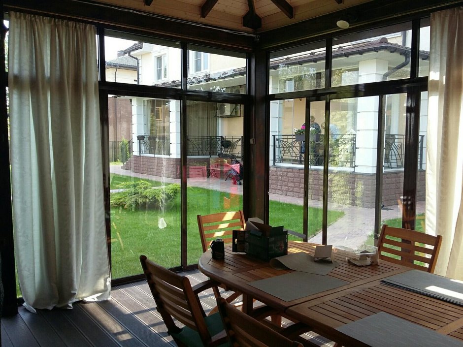 Мягкие окна для веранды