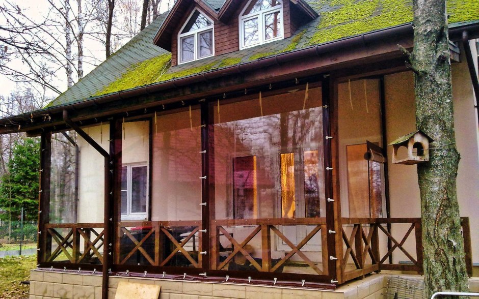 Гибкие окна для веранды