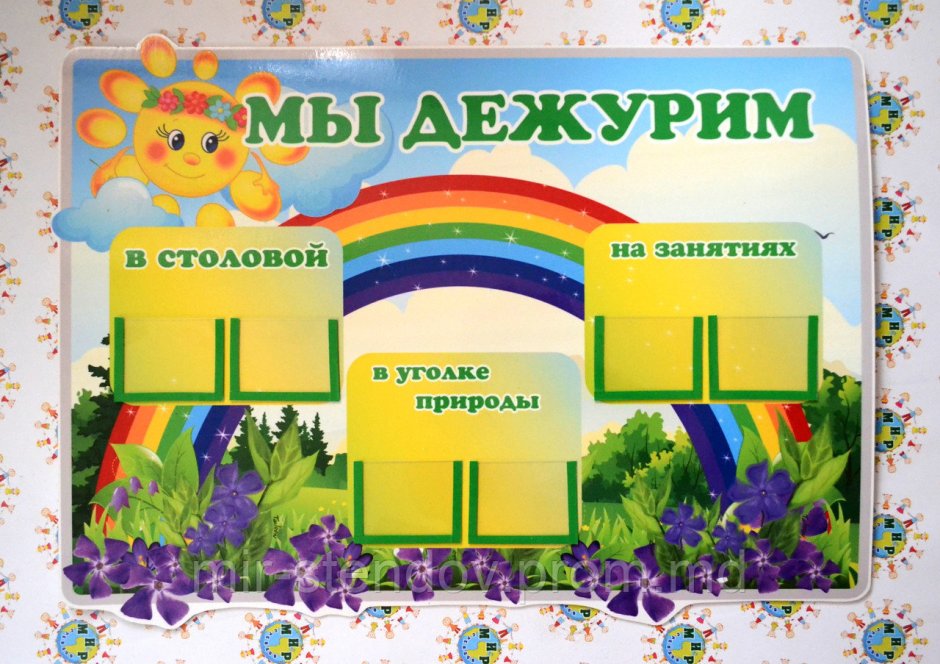 Уголок дежурства по столовой