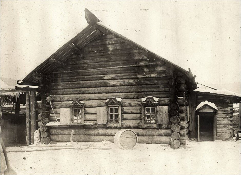 Сибирская изба 19 века