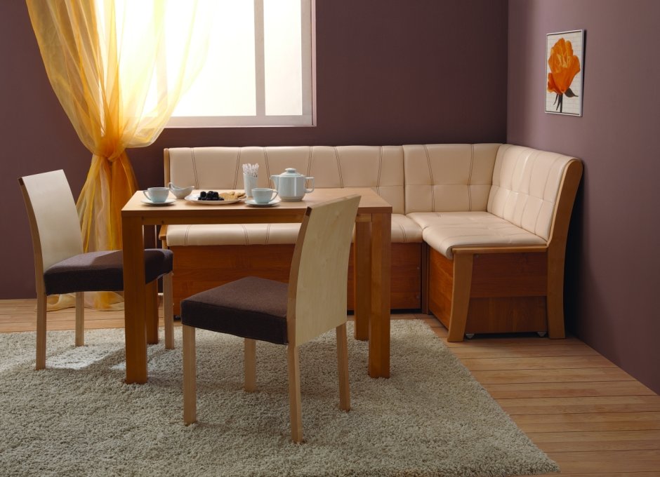 Кухонный угловой диван Этюд со спальным местом Боровичи мебель
