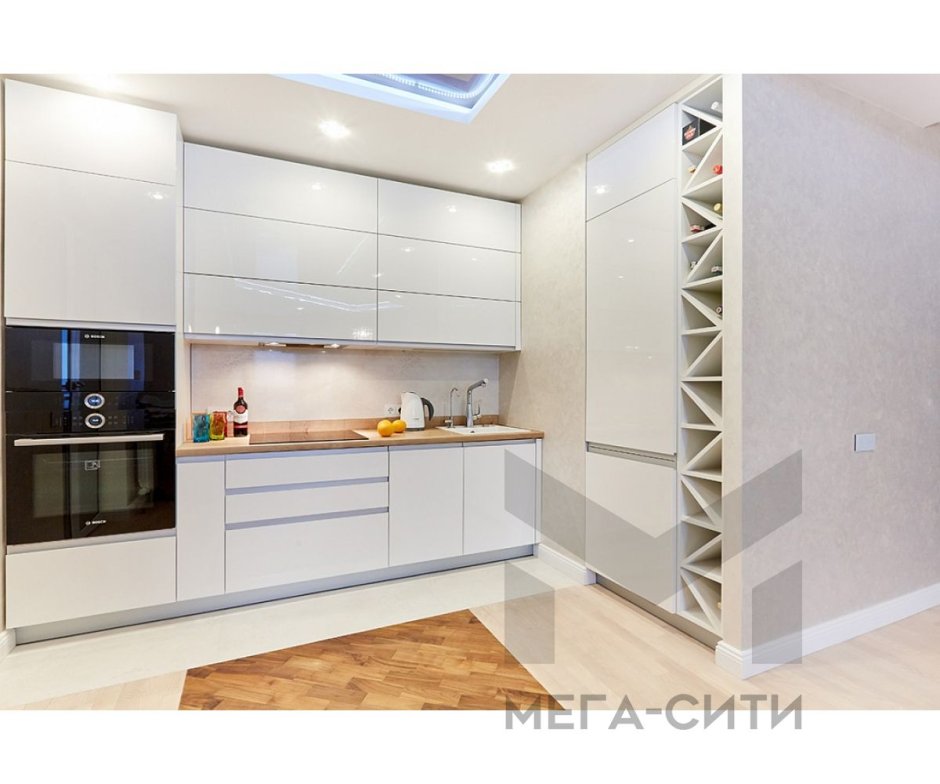 Кухни с антресолями Интегро