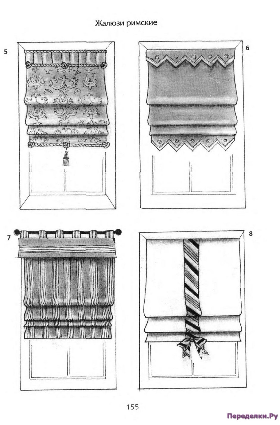 Карнизы для римских штор на пластиковые окна