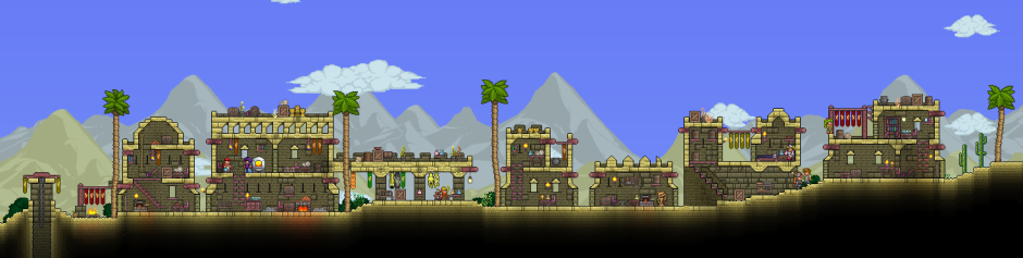 Дом в пустыне террария