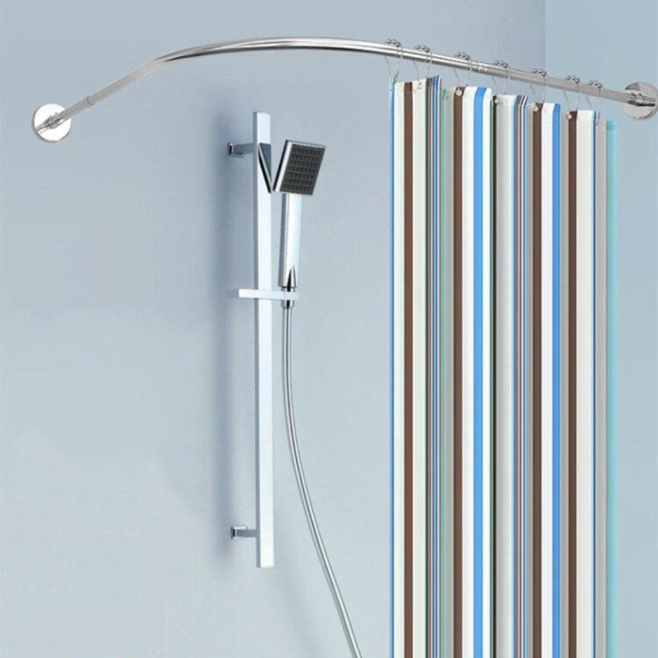 Штанга для ванны Adjustable Curved Shower Rod 36"-63