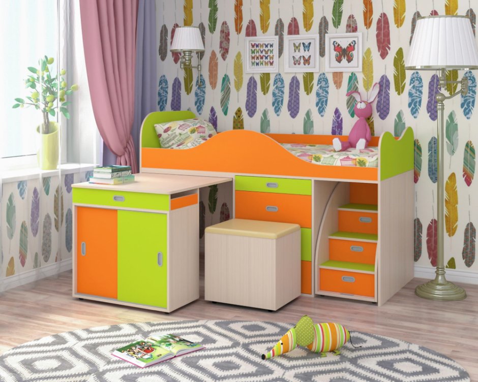 Кровать чердак Funky Kids