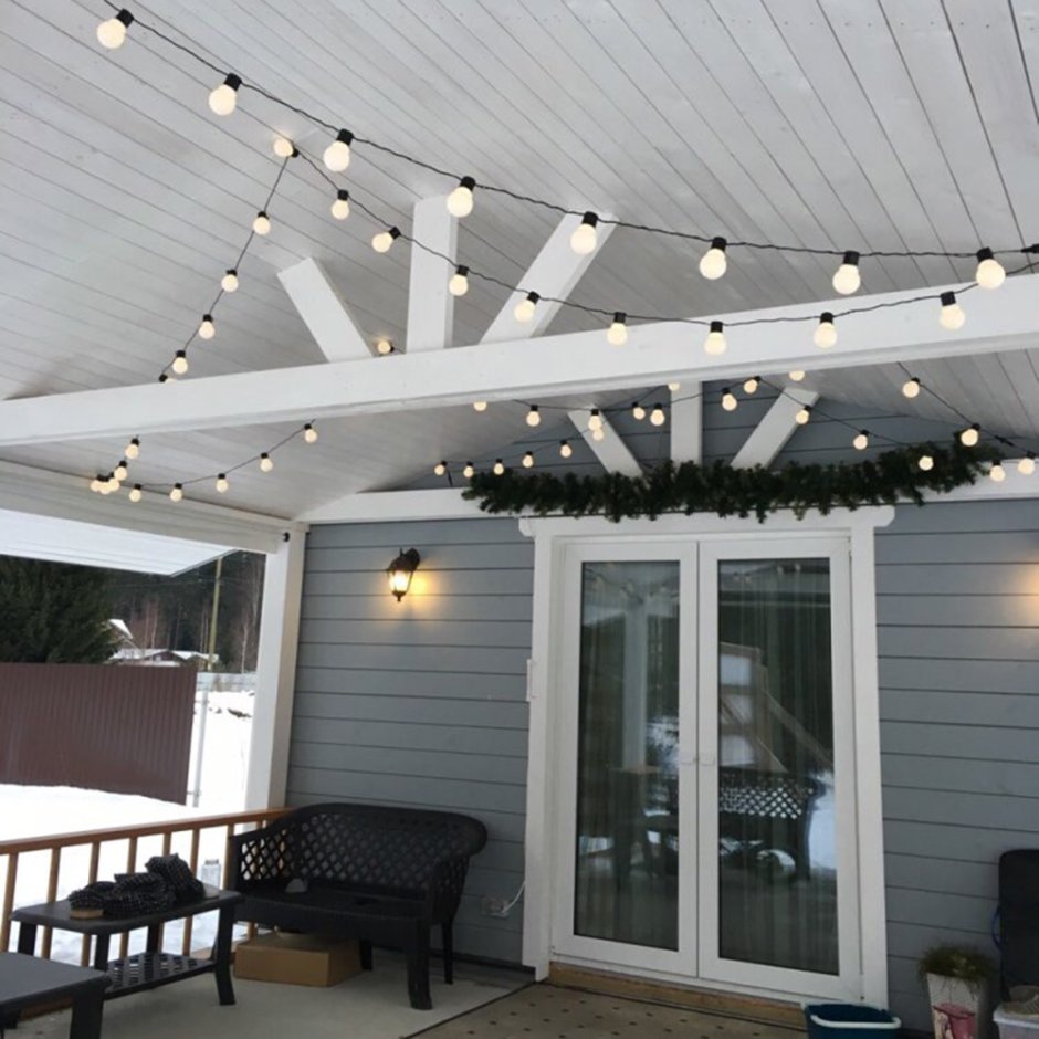 Гирлянда уличная для террасы