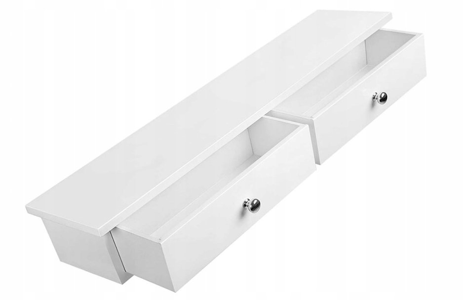Полка "Wall Shelf-s (bas WL-001)" белая