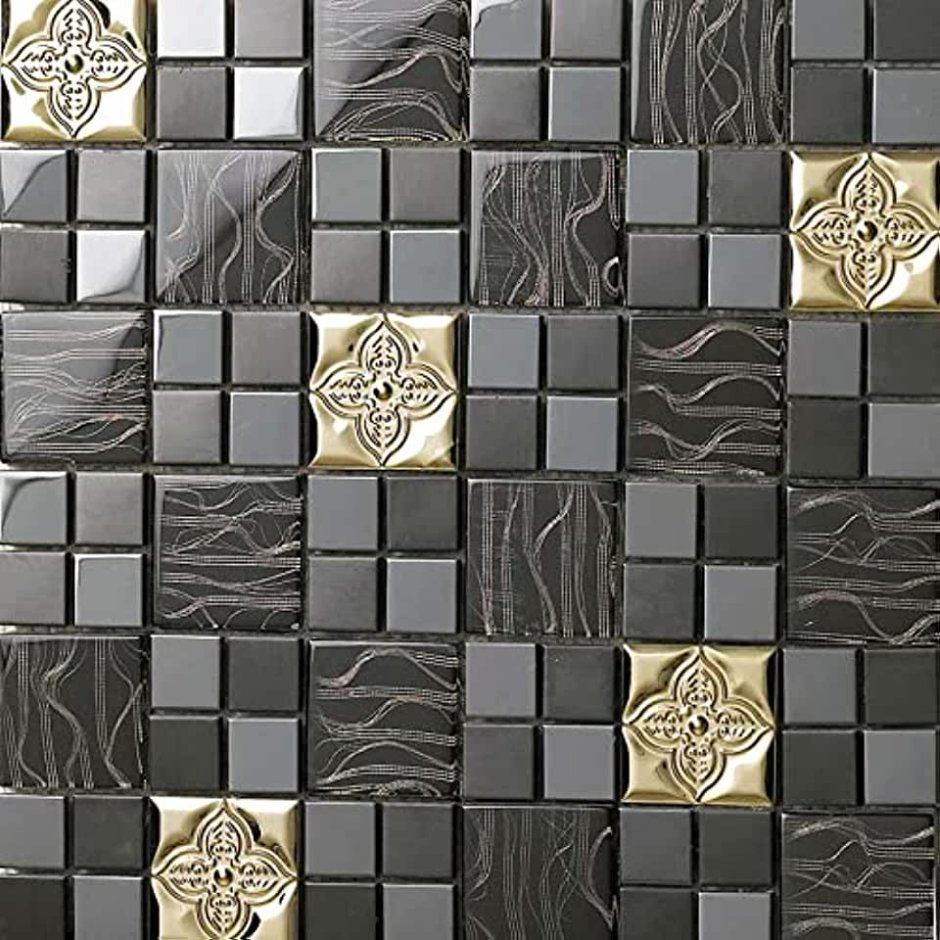 Damasco Oro Bianco мозаика Bisazza decorations 20