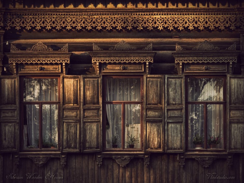 Деревянное зодчество Иркутска окна