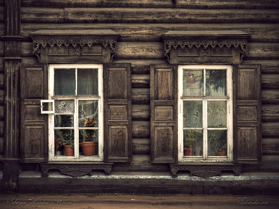 Окна старинных домов