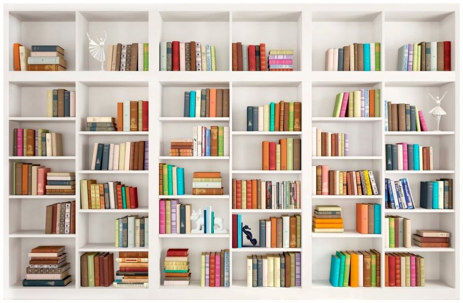 Необычные книжные стеллажи
