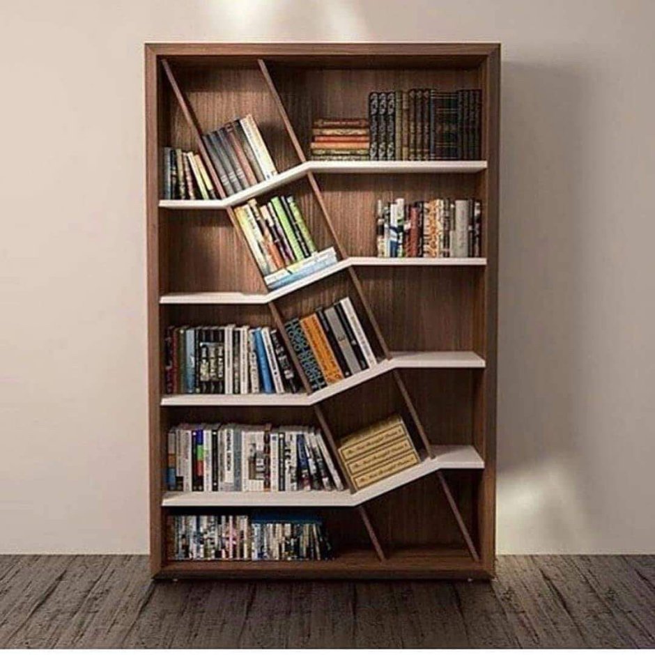 Советские книжные полки в интерьере